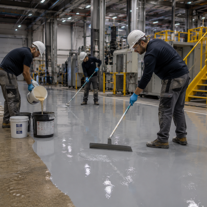 Aplicación de Resinas Industriales en Barcelona